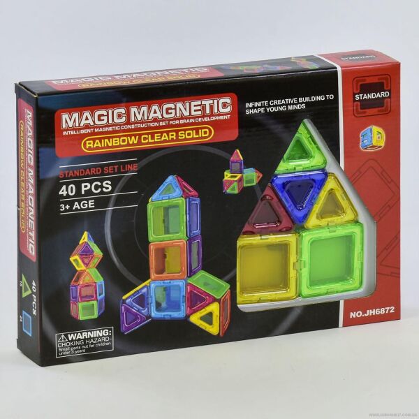 

Конструктор JH 6872 магнитный - (40 дет.)