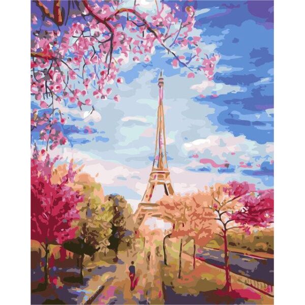 

Картина по номерам AS0137 Весна в Парижі, 40x50 см., Art Story