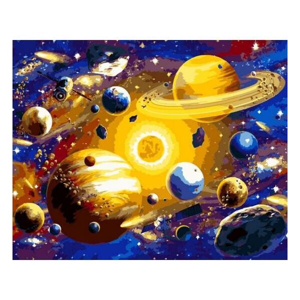 

Картина по номерам VP1312 Солнечная система VP1312, Babylon, 40x50 см.