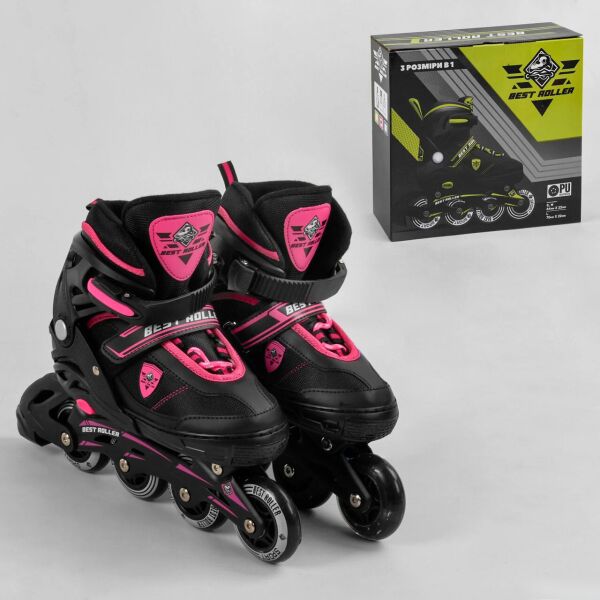 

Ролики BEST ROLLER 66008-M 35-38 розовый