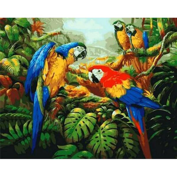 

Картина по номерам Q1078 Попугаи Ара , 40x50 см., Mariposa