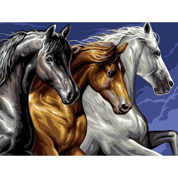 

Картина по номерам VK122 Три грации, 30x40 см., Babylon