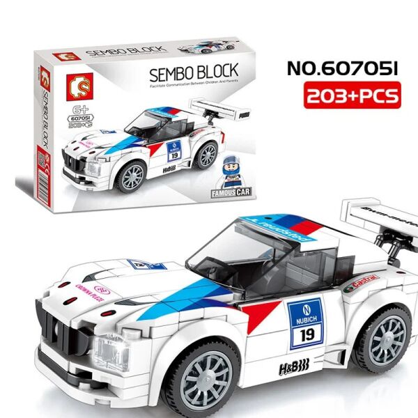 

Конструктор SEMBO 607051 ГОНКА - Машина (203 дет.)