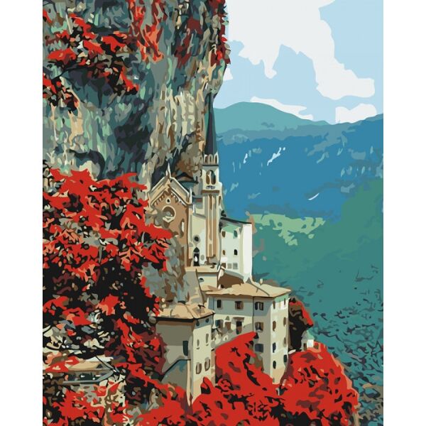 

Картина по номерам КНО2258 Madonna della Corona, 40x50 см., Идейка