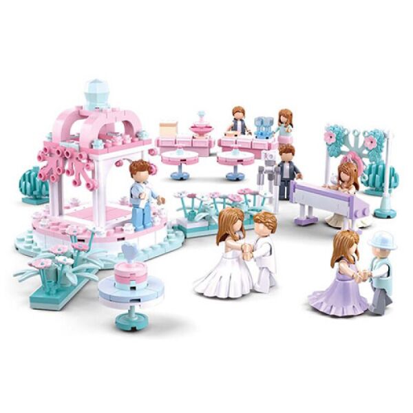 

Конструктор SLUBAN M38-B0768 РОЗОВАЯ МЕЧТА - Свадьба (353 дет.)