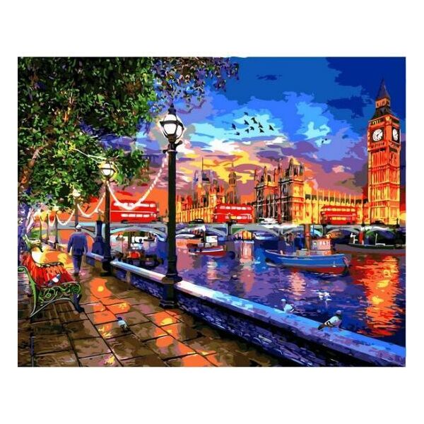 

Картина по номерам VP1275 Жизнь в Лондоне VP1275, Babylon, 40x50 см.