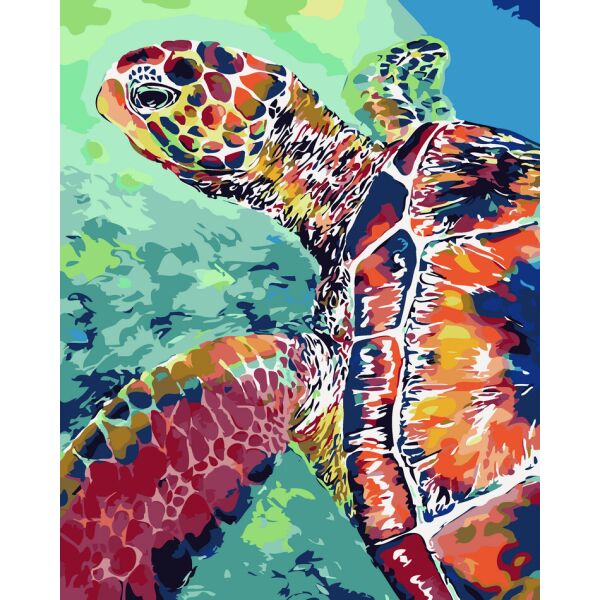 

Картина по номерам AS0076 Черепаха, 40x50 см., Art Story