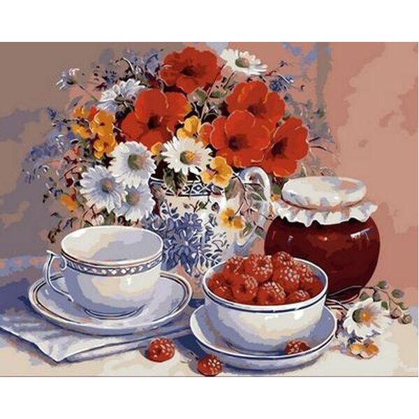 

Картина по номерам Q363 Приглашение на чай. Худ. Триша Хардвик, 40x50 см., Mariposa
