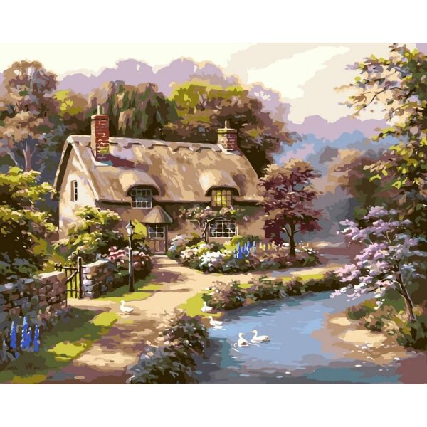 

Картина по номерам VP021new Лето в деревне. Худ. Ким Сунг, 40x50 см., Babylon