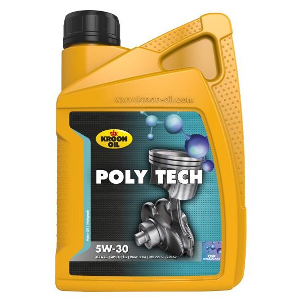 

Масло моторное KROON OIL POLY TECH 5W-30 1л 32578