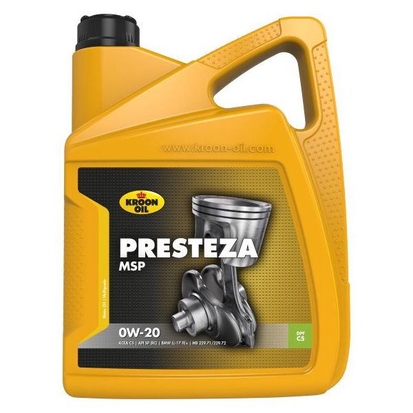 

Масло моторное KROON OIL Presteza MSP 0W-20 5л 36497
