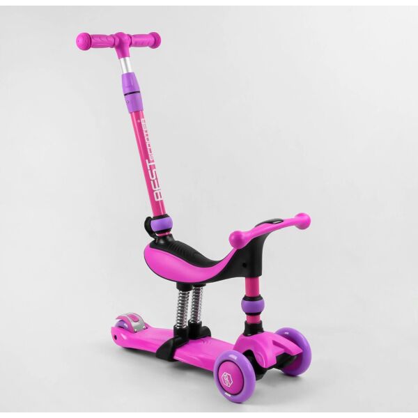 

Самокат-велобег 3в1 трехколесный BS-26566 Best Scooter розовый 05656