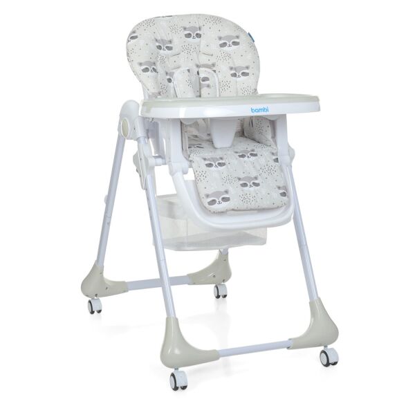 

Стульчик для кормления Bambi Raccoon Gray (M 3233) серый