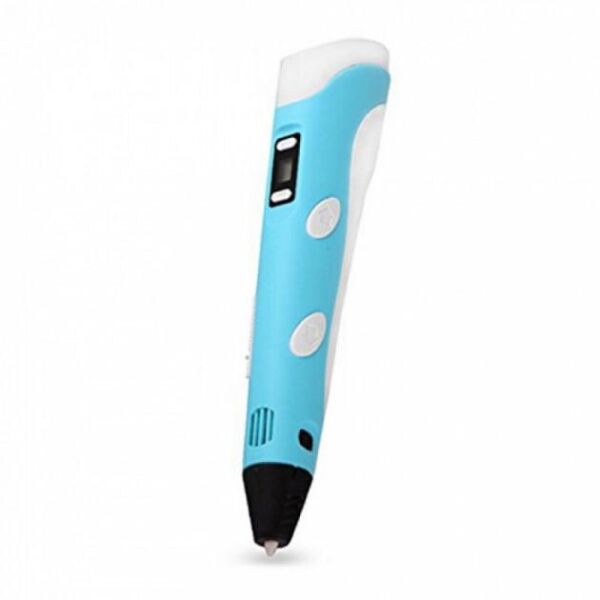 

3D-ручка для рисования пластиком c LCD дисплеем 3D Pen 2 Голубая