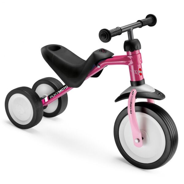 

Беговел трехколесный Puky Pukymoto Berry с бесшумными колесами и ручкой для переноски