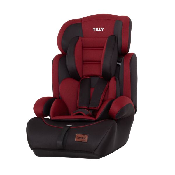 

Автокресло TILLY Consul T-531/3 Red группа 1-2-3 (9-36 кг) с подголовником и подлокотниками