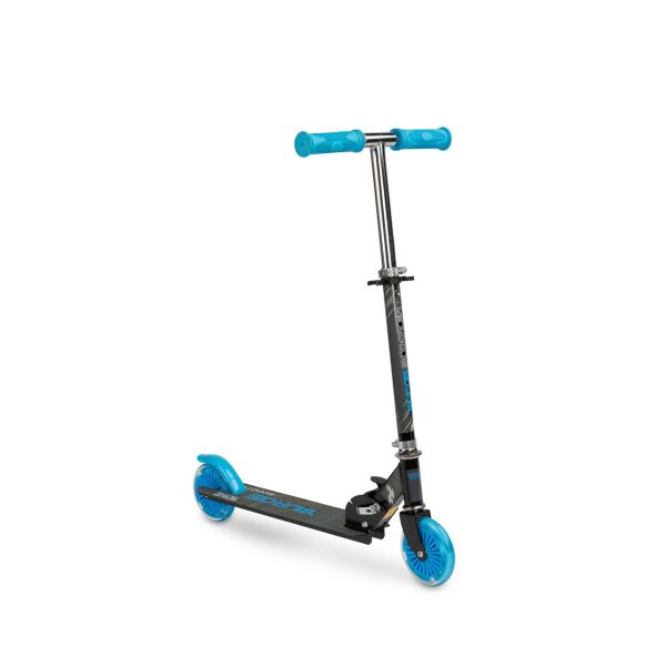

Самокат Caretero Tauro Blue со светящимися колесами 120 мм и ножным тормозом + шлем и защита