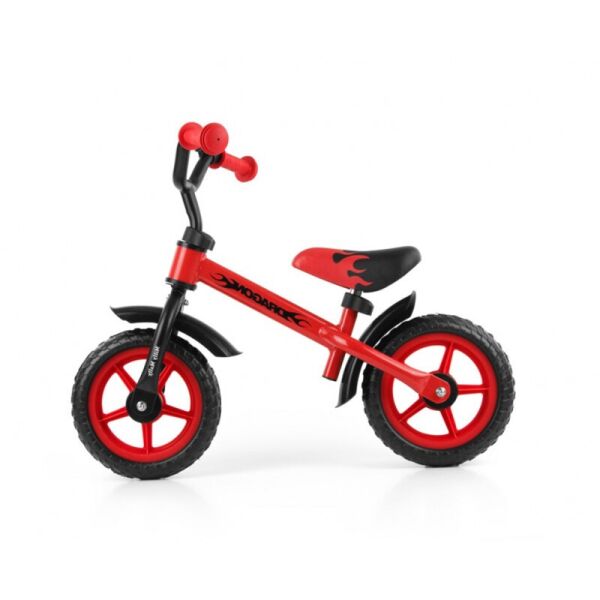 

Беговел двухколесный Milly Mally Dragon Red стальной с колесами 10" + звонок и нескользящие ручки
