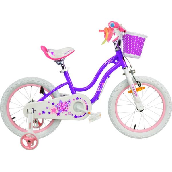 

Велосипед RoyalBaby STAR GIRL 16" , OFFICIAL UA, фиолетовый(RB16G-1-PRL)