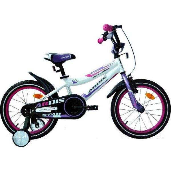 

Велосипед Ardis STAR R16" 0437 бело-фиолетовый