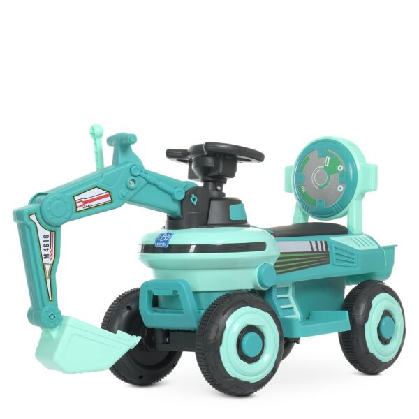 

Электромобиль Трактор M 4616L-5 2в1 бирюзовый BAMBI
