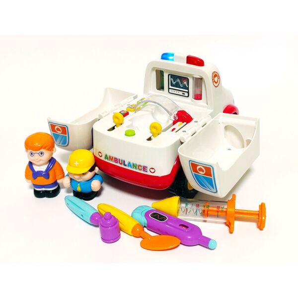 

Детская машинка, развивающая музыкальная игрушка "Скорая Помощь" Play Smart.