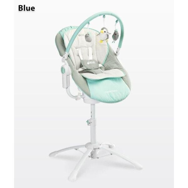 

Детская качель, шезлонг, стульчик для кормления Caretero Kivi 3 в 1 blue