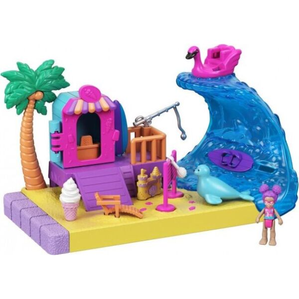 

Игровой набор Polly Pocket Развлечения на улице Полливиль (в асс.) (GTM66)