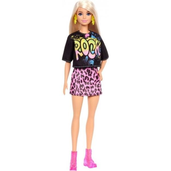 

Кукла Barbie "Модница" в стильной рок-футболке (GRB47)