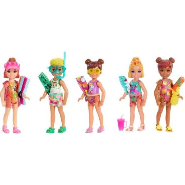 

Кукла Barbie Color reveal Летние и солнечные Челси и друзья сюрприз (GTT25)