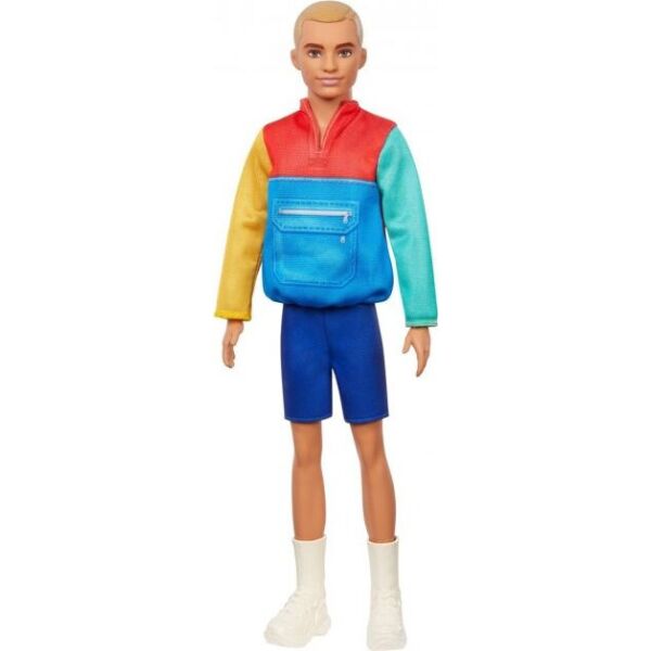 

Кукла Barbie Кен Модник в свитшоте в стиле пэчворк Barbie (GRB88)