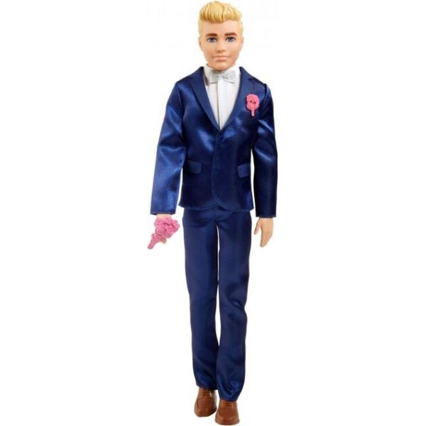 

Кукла Barbie Сказочный жених в синем костюме (GTF36)