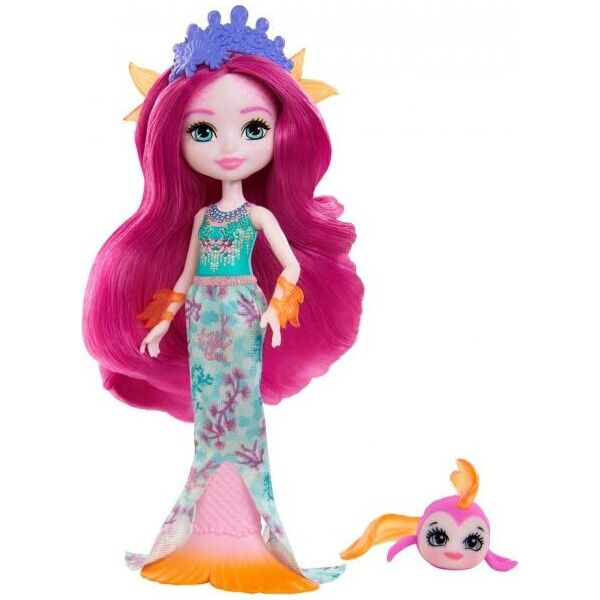 

Кукла Enchantimals Royal Русалочка Маура с рыбкой Глайд (GYJ02)