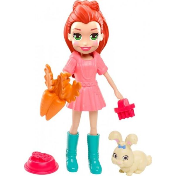 

Мини-кукла набор Polly Pocket Лила с любимцем (GDM11)