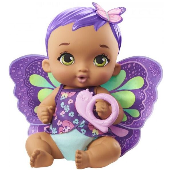 

Пупс Garden Baby Фиолетовые крылышки с бутылочкой 30,5 см (GYP11)