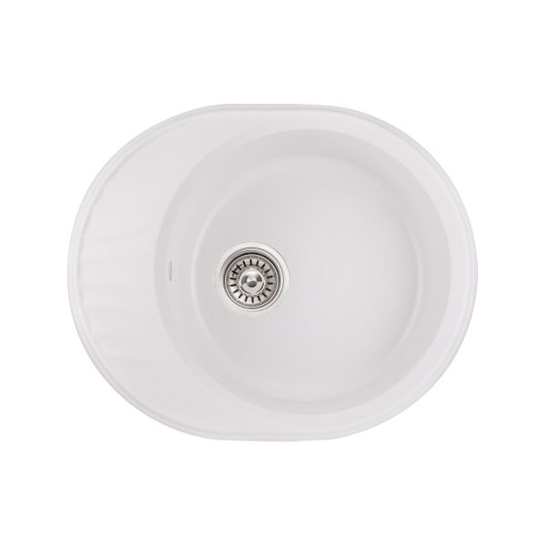 

Кухонная мойка Qtap CS 6151 WHI (QT6151WHI650) (ST702023)