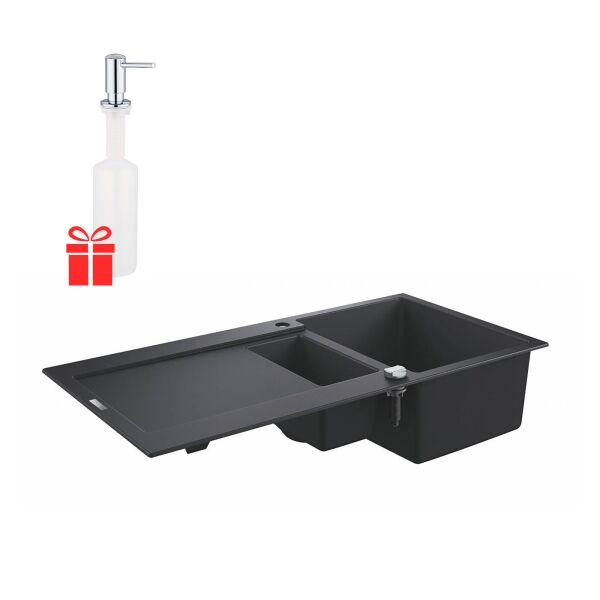 

Набор Grohe мойка кухонная K500 31646AP0 + дозатор для моющего средства Contemporary 40536000 (ST702240)