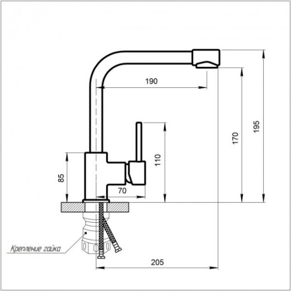 

Смеситель для умывальника MIXXUS SAX-001 (SS2841) (ST701589)