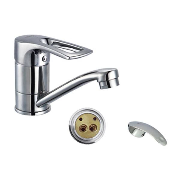 

Смеситель для умывальника ZERIX PAN-B 135 (ST3364)