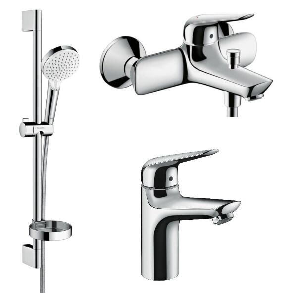 

Набор смесителей Hansgrohe Novus 1152019 (71030000+71040000+26553400)