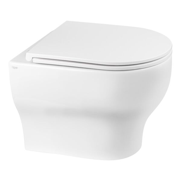 

Унитаз подвесной Qtap Aries безободковый с сиденьем Slim Soft-close QT0333063ERW (ST701885)