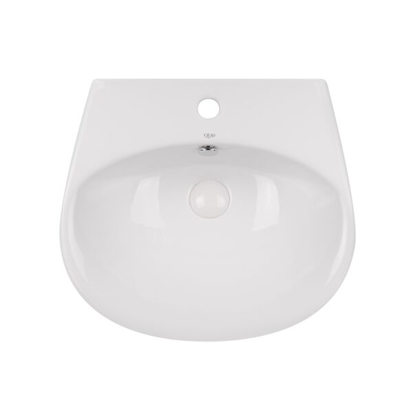 

Раковина Qtap Virgo с донным клапаном QT1811037GW (ST702080)