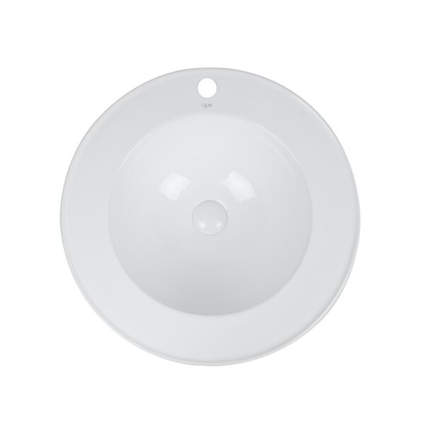 

Раковина Qtap Stork с донным клапаном QT15116048W (ST702068)