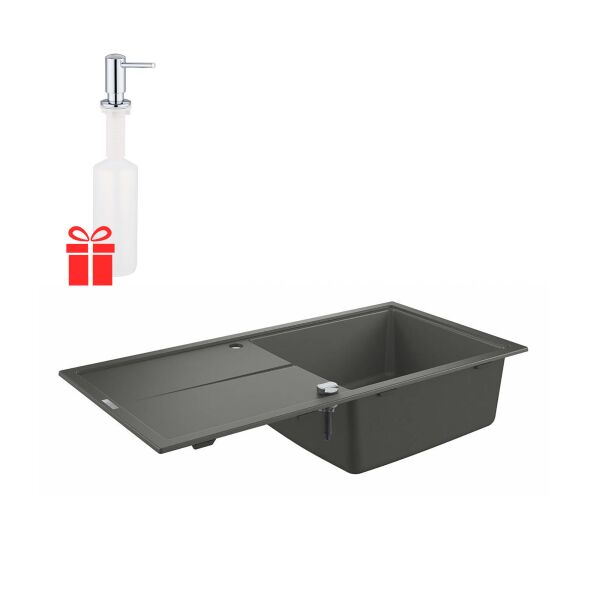 

Набор Grohe мойка кухонная K400 31641AT0 + дозатор для моющего средства Contemporary 40536000 (ST702232)