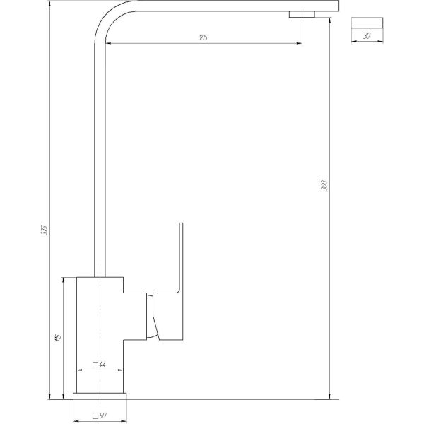 

Смеситель для кухни HAIBA KUB 011 (HB3905) (ST701420)