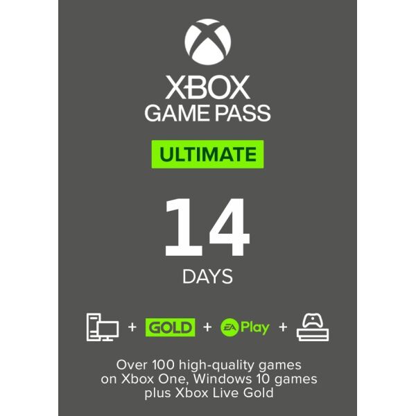 xbox  Xbox Game Pass Ultimate - 14  (Xbox One/Series  Windows 10)      