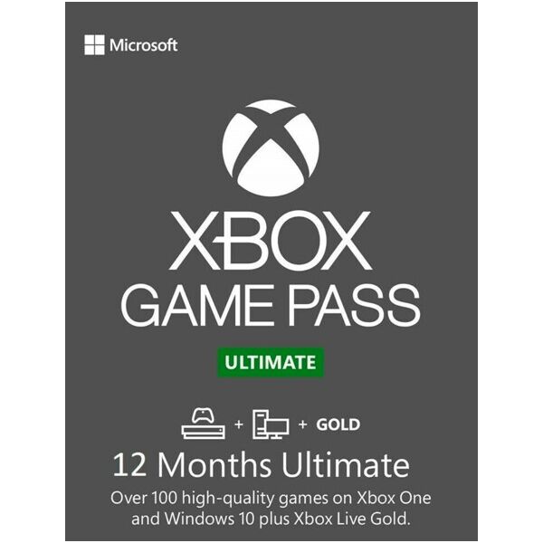 xbox  Xbox Game Pass Ultimate - 12  (Xbox One/Series  Windows 10)      