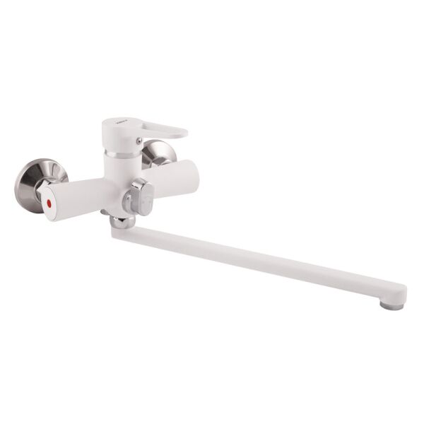 

Смеситель для ванны ZERIX PUD7 045 белый (ST3067)