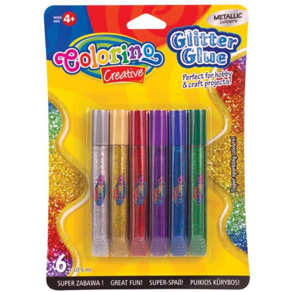 

Набор для творчества Colorino Клей Metallic с блестками 6 цветов (68826PTR)