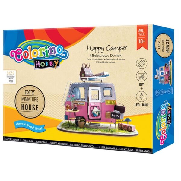

Набор для творчества Colorino Миниатюрный дом Happy Camper (37213PTR)